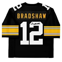 Terry Bradshaw Pittsburgh Steelers Autographed Black Mitchell & Ness Authentic Jersey