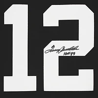 Terry Bradshaw Pittsburgh Steelers Autographed Mitchell & Ness Throwback Black Replica Jersey with "HOF 89" Inscription