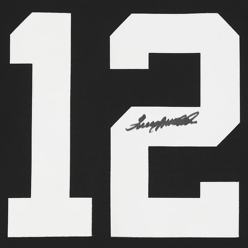 Terry Bradshaw Pittsburgh Steelers Autographed Mitchell & Ness Throwback Black Replica Jersey