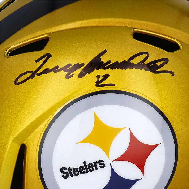 Réplique du casque Riddell Flash Speed ​​autographié par Terry Bradshaw des Pittsburgh Steelers