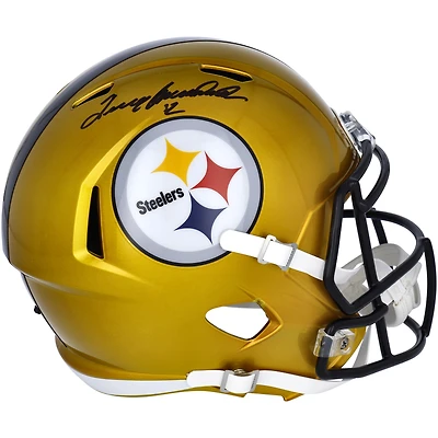 Réplique du casque Riddell Flash Speed ​​autographié par Terry Bradshaw des Pittsburgh Steelers