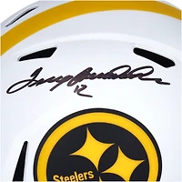 Réplique du casque Riddell Speed ​​Lunar Eclipse autographié par Terry Bradshaw des Pittsburgh Steelers