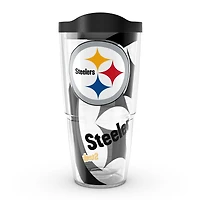 Tervis Steelers de Pittsburgh 24oz. Véritable gobelet classique avec couvercle