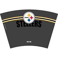 Gobelet classique Tervis Pittsburgh Steelers de 24 oz avec couvercle à paille Go the Distance