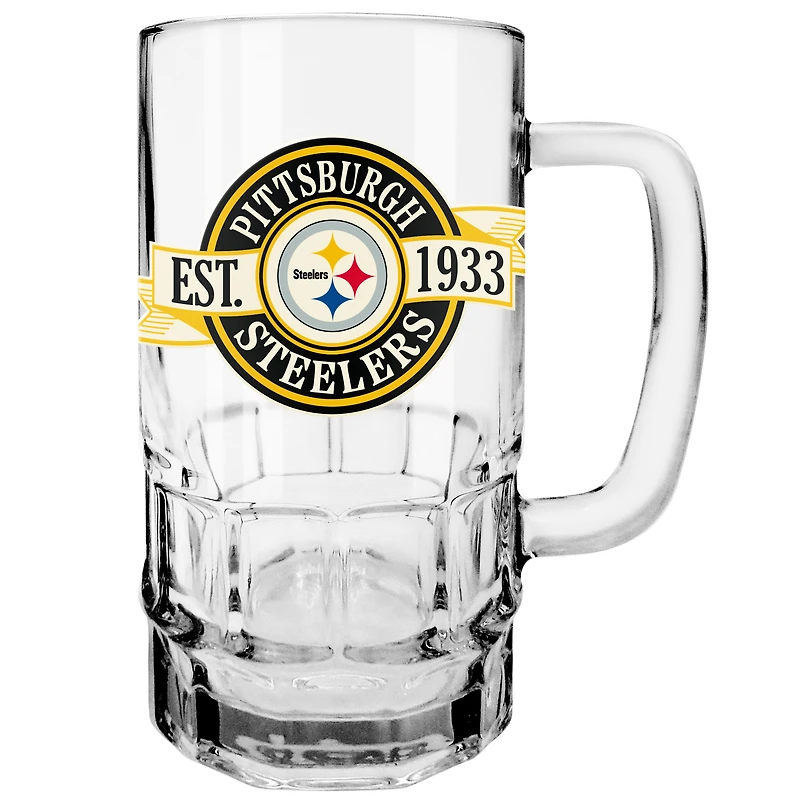 Le Sports Vault Pittsburgh Steelers 18 oz. Chope à bière