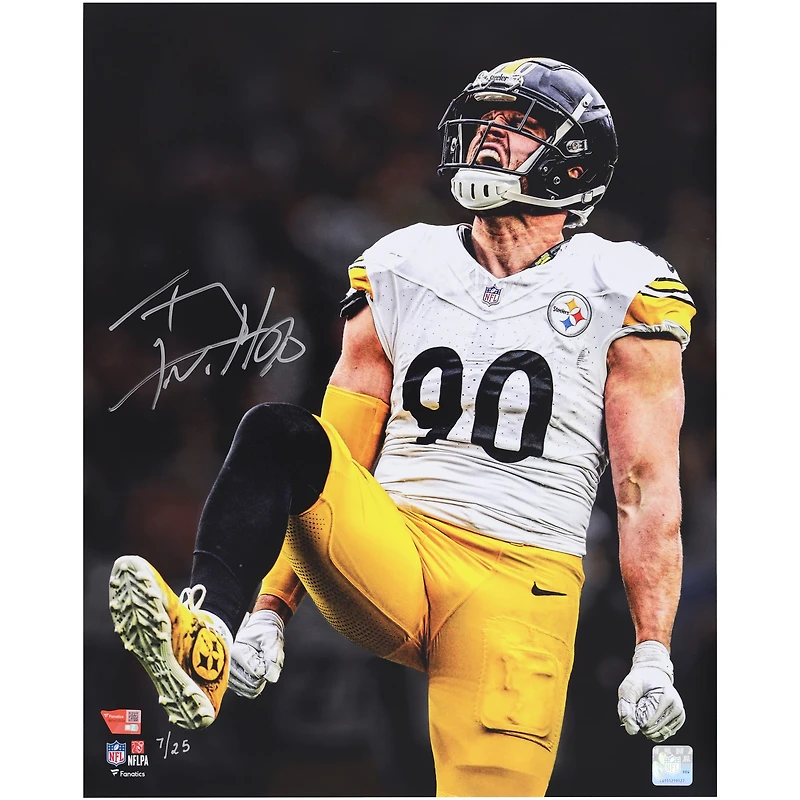 T.J. Watt Pittsburgh Steelers Autographed 16" x 20" Unleashed Photograph - Limited Edition of 25