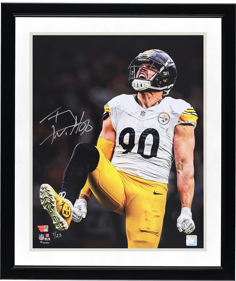 T.J. Watt Pittsburgh Steelers Autographed 16" x 20" Unleashed Photograph - Limited Edition of 25