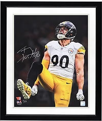 T.J. Watt Pittsburgh Steelers Autographed 16" x 20" Unleashed Photograph - Limited Edition of 25