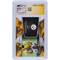 T.J. Watt Pittsburgh Steelers Autographed 2022 Panini Spectra Catalysts Jersey Relic #CAT-TJW #/75 CGC Fanatics Witnessed Authenticated 9/10 Card