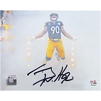 T.J. Watt Pittsburgh Steelers Autographed 8" x 10" Smoke Entrance Photograph  