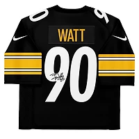 T.J. Watt Pittsburgh Steelers Autographed Black Nike Vapor F.U.S.E. Limited Jersey