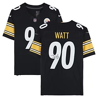T.J. Watt Pittsburgh Steelers Autographed Black Nike Vapor F.U.S.E. Limited Jersey