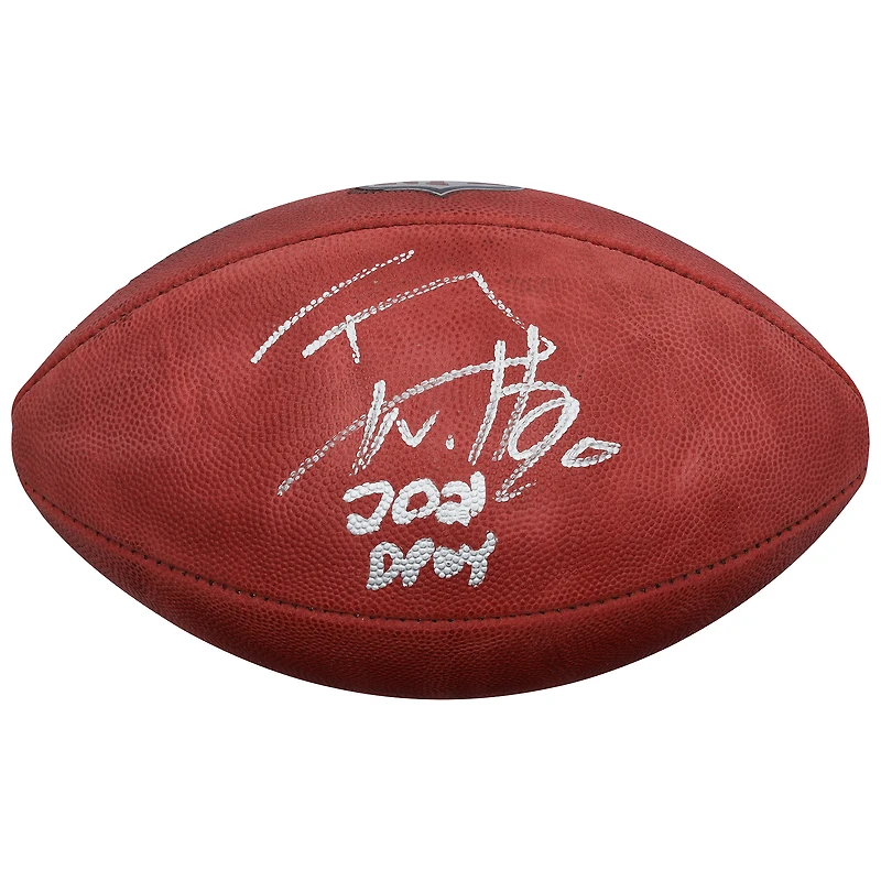 T.J. Watt Pittsburgh Steelers Autographed Duke Full Color Football with "2021 DPOY" Inscription