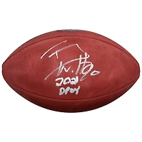 T.J. Watt Pittsburgh Steelers Autographed Duke Full Color Football with "2021 DPOY" Inscription