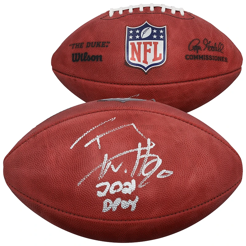 T.J. Watt Pittsburgh Steelers Autographed Duke Full Color Football with "2021 DPOY" Inscription