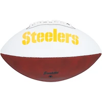T.J. Watt Pittsburgh Steelers Autographed Franklin White Panel Football