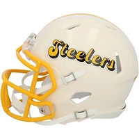 Mini-casque Riddell Retro Speed ​​autographié par T.J. Watt des Steelers de Pittsburgh