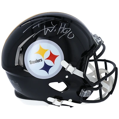 T.J. Watt Pittsburgh Steelers Autographed Riddell Speed Authentic Helmet