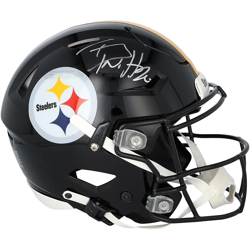 Casque Riddell Speed Flex Authentic autographié par T.J. Watt des Steelers de Pittsburgh