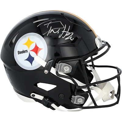 Casque Riddell Speed Flex Authentic autographié par T.J. Watt des Steelers de Pittsburgh