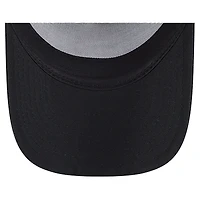 Casquette ajustable New Era noire pour tout-petits, modèle Main 9FORTY A-Frame Trucker des Pittsburgh Steelers