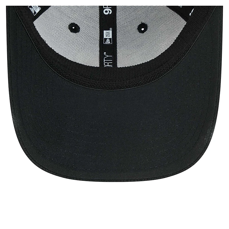 Casquette ajustable Main 9FORTY noire des Pittsburgh Steelers de New Era pour tout-petit