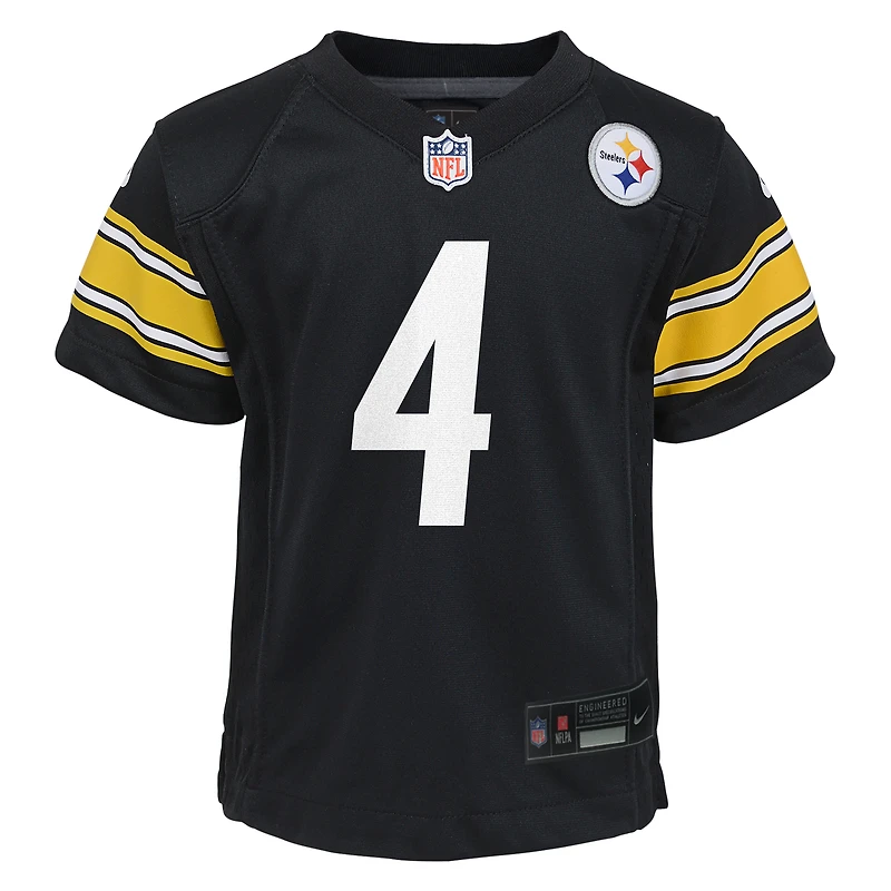 Maillot de match Nike D.K. Metcalf noir pour tout-petit des Steelers Pittsburgh