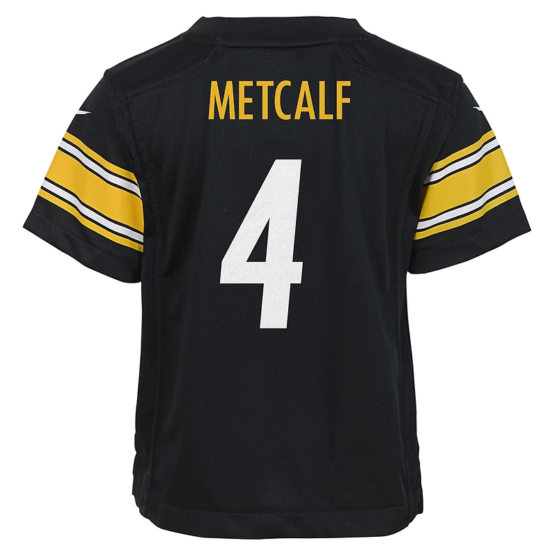 Toddler Nike D.K. Metcalf Black Pittsburgh Steelers Team Game Jersey