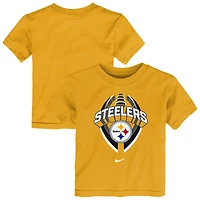 T-shirt Nike Gold Icon Legend des Pittsburgh Steelers pour tout-petit