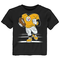 Toddler Outerstuff Black Pittsburgh Steelers Game Fit T-Shirt