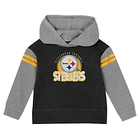 Ensemble deux pièces pour tout-petits Pittsburgh Steelers Club House avec haut à capuche manches longues et leggings