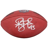 Ballon de football Wilson Duke en couleur, autographié par Troy Polamalu des Steelers de Pittsburgh