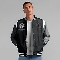 Unisex Fanatics  Black Pittsburgh Steelers Elements Elite Full-Snap Jacket
