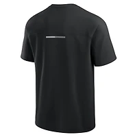 T-shirt unisexe Fanatics noir Pittsburgh Steelers Elements Flex Tri-Blend