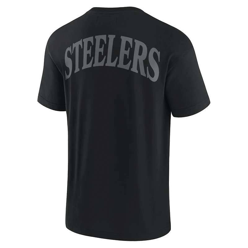 T-shirt unisexe Fanatics gris emblématique des Pittsburgh Steelers Elements