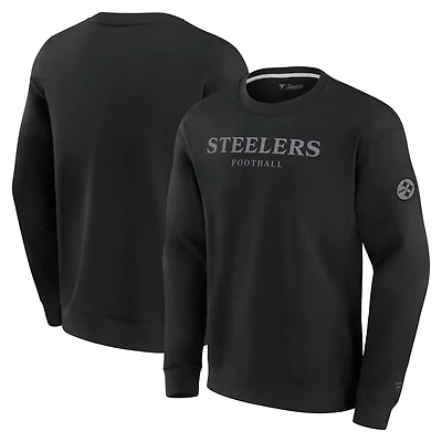 Sweat-shirt en polaire unisexe Fanatics noir Pittsburgh Steelers Elements Unlimited