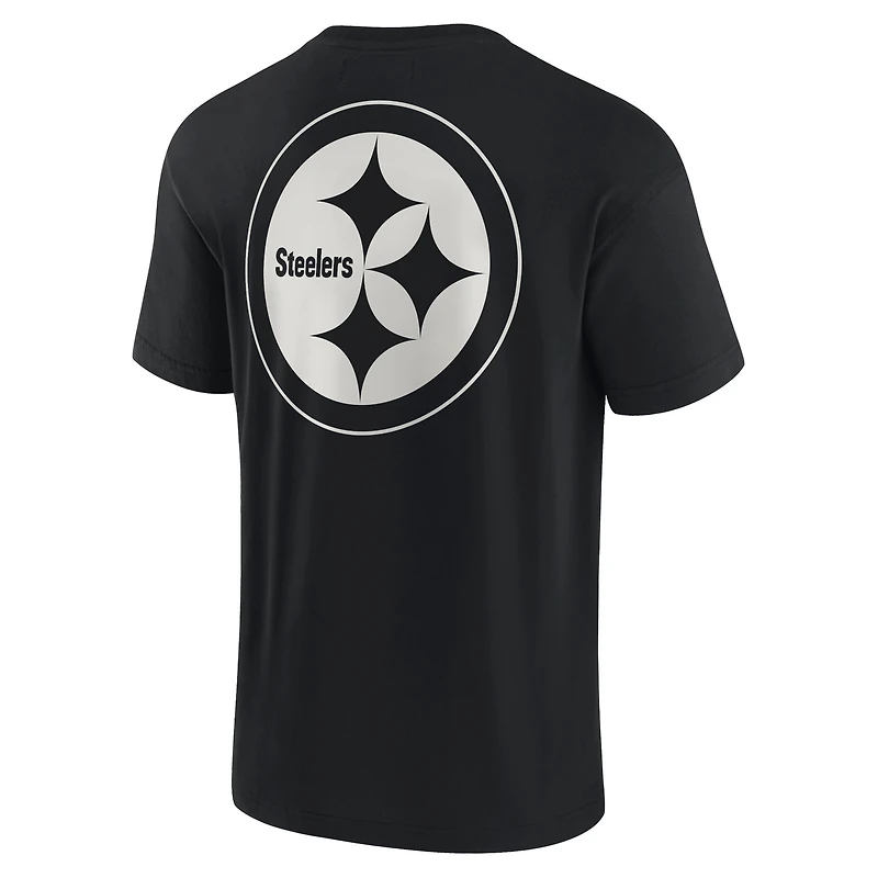 T-shirt unisexe Fanatics noir Pittsburgh Steelers Signature Elements