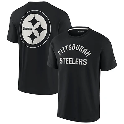 T-shirt unisexe Fanatics noir Pittsburgh Steelers Signature Elements