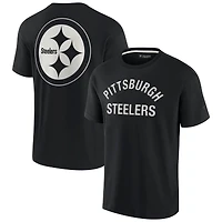 T-shirt unisexe Fanatics noir Pittsburgh Steelers Signature Elements