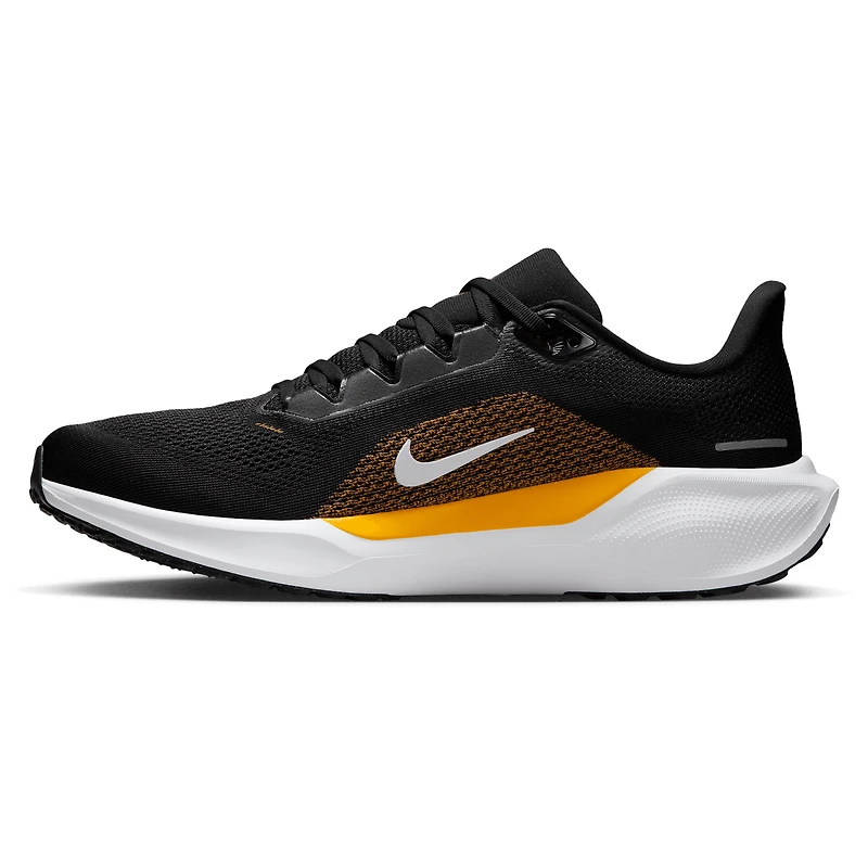 Baskets unisexes Nike Air Zoom Pegasus 41 noires des Pittsburgh Steelers