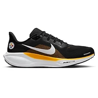 Baskets unisexes Nike Air Zoom Pegasus 41 noires des Pittsburgh Steelers