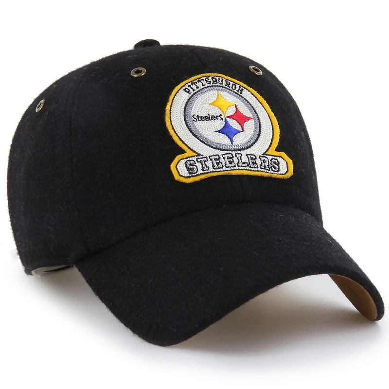 Casquette ajustable unisexe Stoney Clover Lane x '47 Black Pittsburgh Steelers Field Goal Clean Up