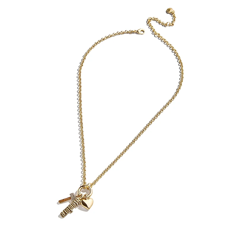 WEAR by Erin Andrews Pittsburgh Steelers Charm Necklace