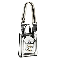 WEAR by Erin Andrews Pittsburgh Steelers Clear Stadium Crossbody Purse with Coin Pouch