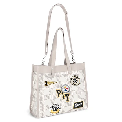 WEAR by Erin Andrews Pittsburgh Steelers Patch Printed Tote Bag