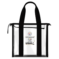 WEAR by Erin Andrews Pittsburgh Steelers Stadium Tote Bag with Team Color Trim