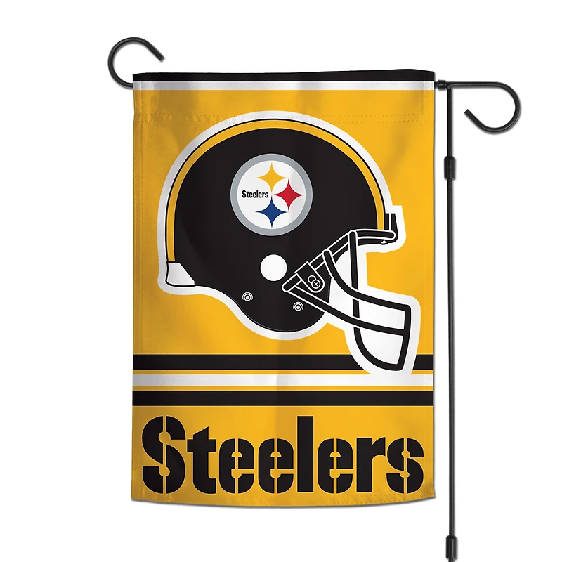 WinCraft Pittsburgh Steelers Drapeau de jardin double face 30,5 x 45,7 cm