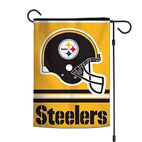 WinCraft Pittsburgh Steelers Drapeau de jardin double face 30,5 x 45,7 cm