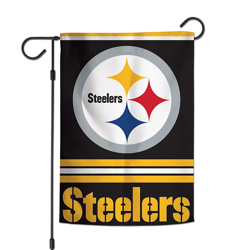WinCraft Pittsburgh Steelers Drapeau de jardin double face 30,5 x 45,7 cm