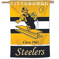 WinCraft Pittsburgh Steelers 28" x 40" Retro Single-Sided Vertical Banner